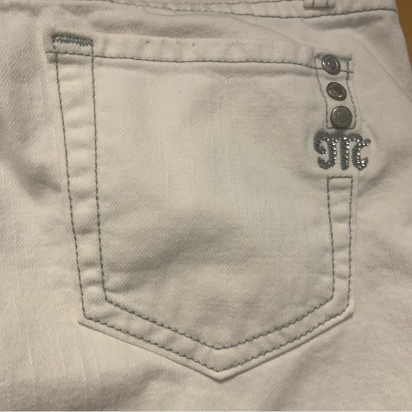 Miss Me Skinny Jeans Oyster White Womens Size 26 Flaw - Picture 9 of 9